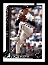 HURSTON WALDREP ⚾ 2025 Topps Series 1 RC Rookie #253 Atlanta Braves