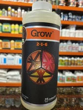 Cutting Edge Solutions 1 Quart - 32 oz Liquid Concentrate GROW Formula 2-1-6 NPK