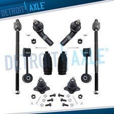 10pc Lower Ball Joint Tierod Boot Sway Bar Kit For 2001 2002 2003 2004 Vw Jetta