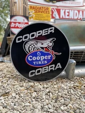 Antique Vintage Old Style Cooper Cobra Radial G/T Tire Sign!