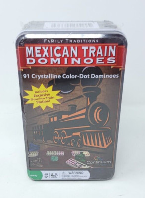 Continuum Games Family Traditions Mexican Train Dominoes - BRAND NEW