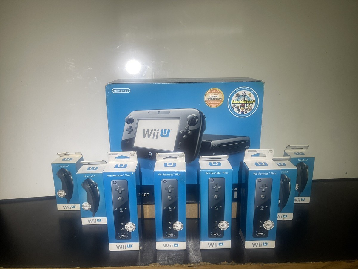 Nintendo Wii U - 32GB Premium Set - Black (NTSC-J) for sale online