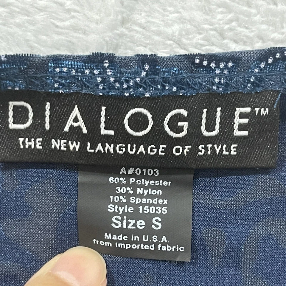 Blusa rosa pequeña manga larga diálogo estampado transparente elegante Foto 3 de 4