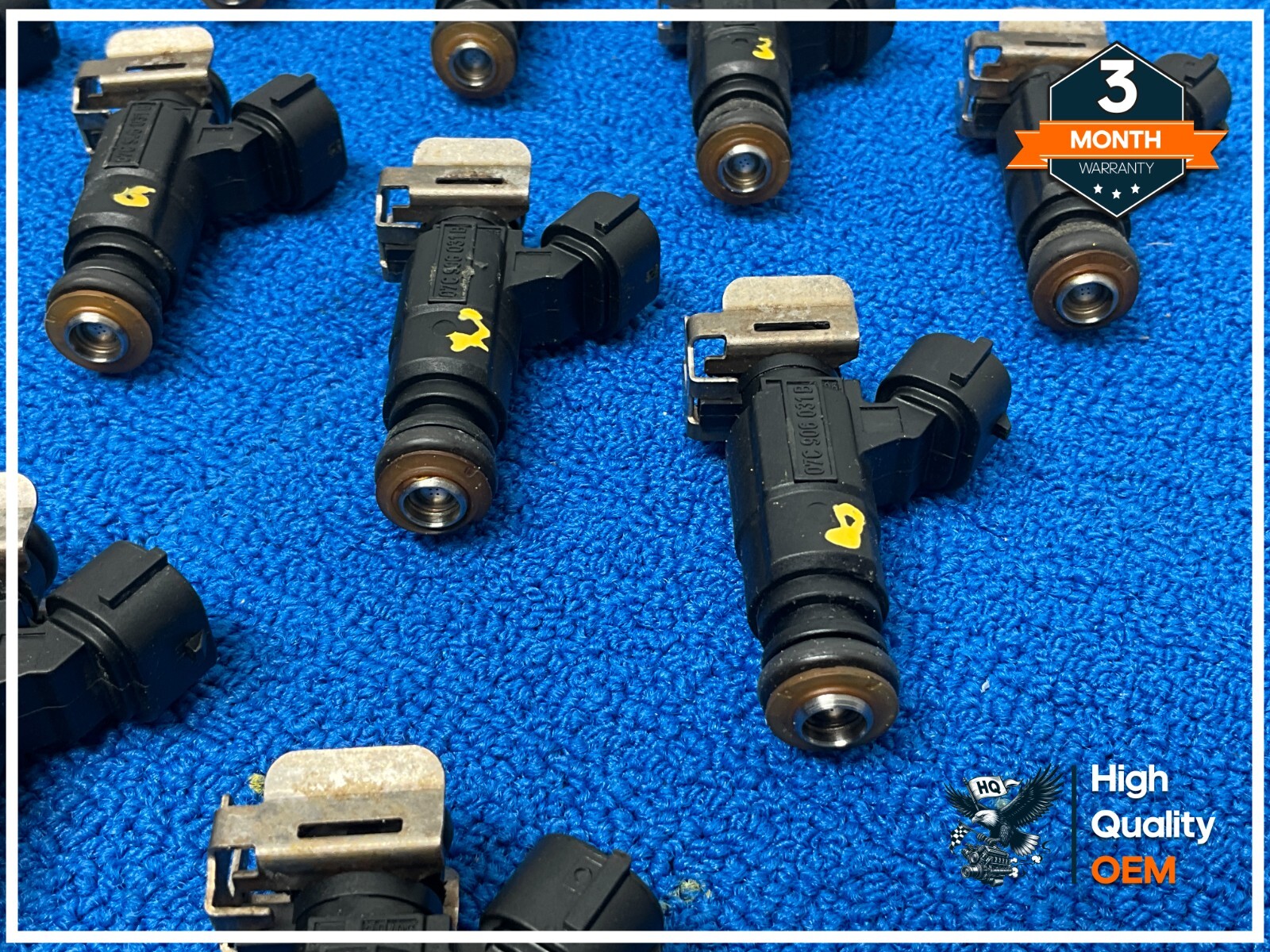 2007 - 2010 BENTLEY CONTINENTAL GTC ENGINE FUEL INJECTOR SET OF 12 OEM