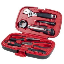 9Pc Household Hand Tools Tool Set Wrench, Screwdriver, Pliers, and More