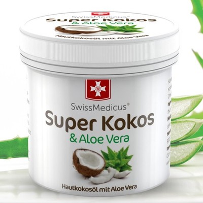 Natürliche Super Coconut & Aloe Vera Rich Cream - Sanfte, feuchtigkeitsspendende
