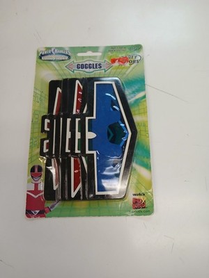 Vintage 2001 Power Rangers Time Force Goggles (party favors) on card