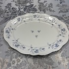 Vintage Johann Haviland Blue Garland Bavaria Germany Large Platter China 14.5” — photo 1