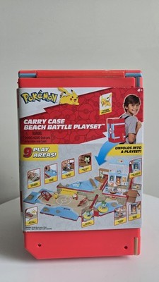 Pokemon Carry Case Beach Battle Play Set  New Kids Toys 4+