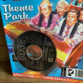 PC COMMODORE AMIGA CD32 Gamer magazine Issue 8 THEME PARK WITH CD
