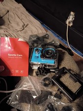 Waterproof Sports Camera Full HD 1080P, 2-inch Screen New W/O Box