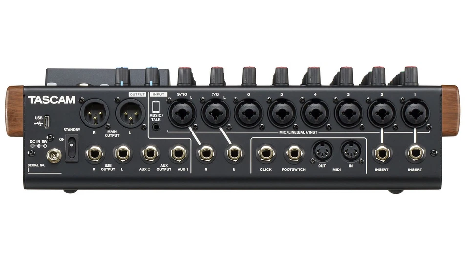 Tascam All-in-One Production Mixer for Music and Multimedia Creators -  Model 12 - Image 2 of 4