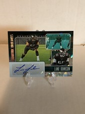 2021 Panini Donruss Signature Highlights Lane Johnson #SH49 Philadelphia Eagles 