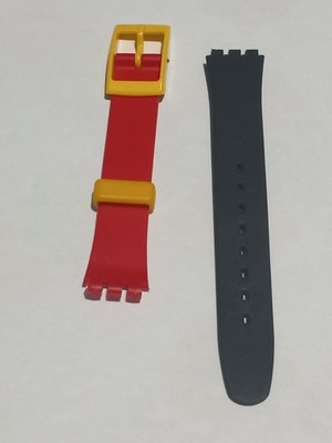 Generic Strap 12mm Rubber Per Swatch Uhrarmband Watch Strap  