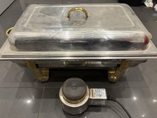 Sunnex bain Marie/chafing dish With Vollrath 46115 Dual Heat Commercial grade.