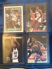 Isiah Thomas 4 Sports Basketball Cards Trading Lot Top 75 Player Of All Time