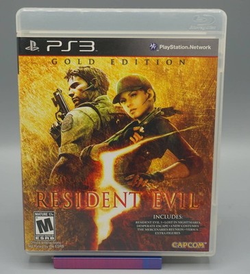 Resident Evil 5: Gold Edition PS3 Missing manual - Tested Working-yvwv