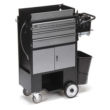 FLEXCART FC-400LEWBT Black,Light Duty,Tool Utility Cart 498X57