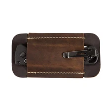 Knife Sheath,Leather Knife Sheath for Belt,Horizontal Carry Pocket Knife Hold...