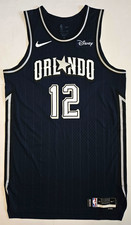 Nike Authentic NBA Team Issued Orlando Magic Trevelin Queen #12 Jersey Mens 48 L