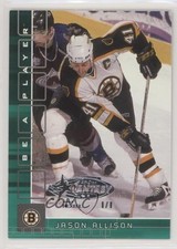 2001 ITG Be A Player Memorabilia Emerald All-Star Fantasy 1/1 Jason Allison n1u