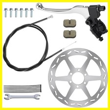 Mini Bike Brake Kit with 180mm Rear Disc Brake Rotor Replacement for Coleman ...