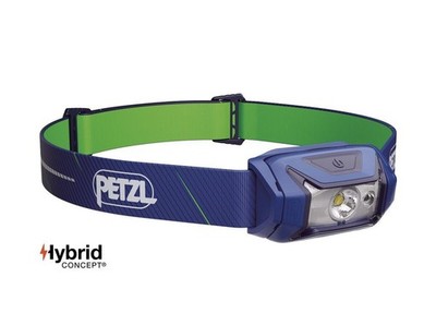 NEW! PETZL Tikka Core 450 Lumens Compactable Headlamp Rechargeable Color Blue