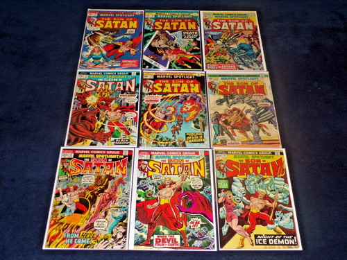 MARVEL SPOTLIGHT 12 13 14 15 16 17 18 20 22 1ST SOLO SON OF SATAN 1973 LOT