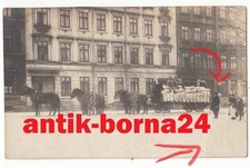 AK Chemnitz Fuhrgeschäft Pferdegespann Fuhrwerk Wohnhäuser Laden Geschäft D315