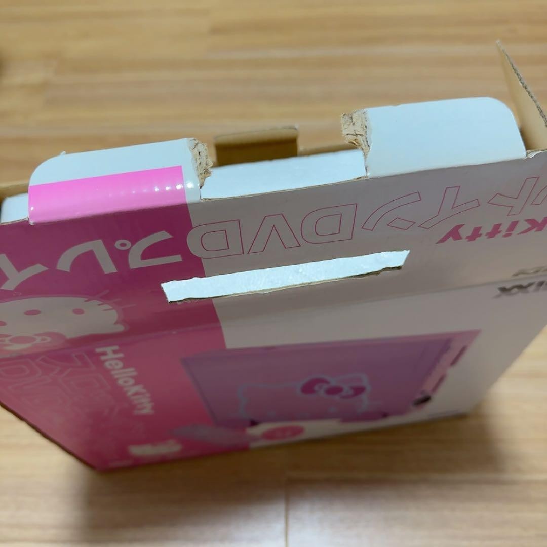 Sanrio Hello Kitty Portable DVD Player 30AVHK-DVDS Vertical Pink