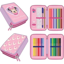 CERDÁ LIFE'S LITTLE MOMENTS Minnie Pencil Case with Accessories with Markers, Pe