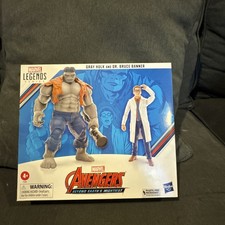Hasbro Marvel Legends Avengers 60th Anniversary Gray Hulk and Dr. Bruce Banner