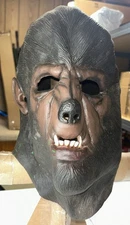 Vintage 1997 Paper Magic Group rubber  WEREWOLF MASK Halloween scary classic