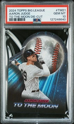 2024 Topps Big League To The Moon Die-Cut Aaron Judge TM-21 PSA 10 Yankees