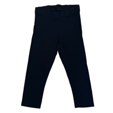Old Navy Womens M Capri Legging Pants Black Cotton Spandex