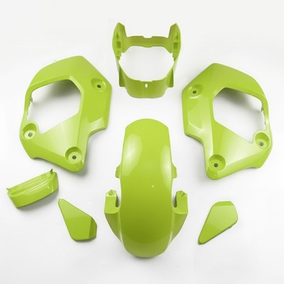 LIME GREEN FULL PLASTIC PANEL FAIRING BELLY PAN FRAME FOR HONDA GROM 2021-2024