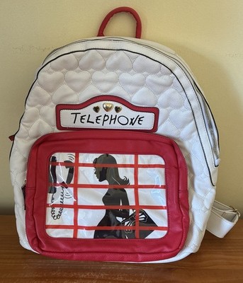 Betsy Johnson Rucksack weiß Telefonzelle ziemlich einzigartig und cool