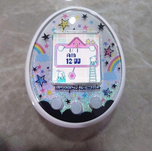 Tamagotchi Meets White Magical Meets Bandai 2018 No Box Virtual Pet Tested Used