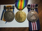 WW1 Military Medal trio   -Pte - 15th London Regiment   (MAT/72)