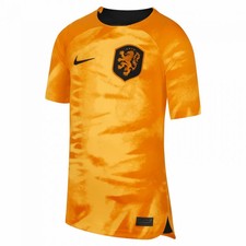 NETHERLANDS Boys Orange 2023 Nike Home Kit Football Shirt Jersey 12-13 Years NEW