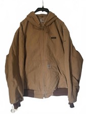 Carhartt J131 Duck Active Jacket 3XL Distress Workwear Faded