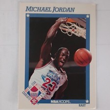 NBA Hoops 1991-92 Michael Jordan #253 All-Star Base Set Chicago Bulls