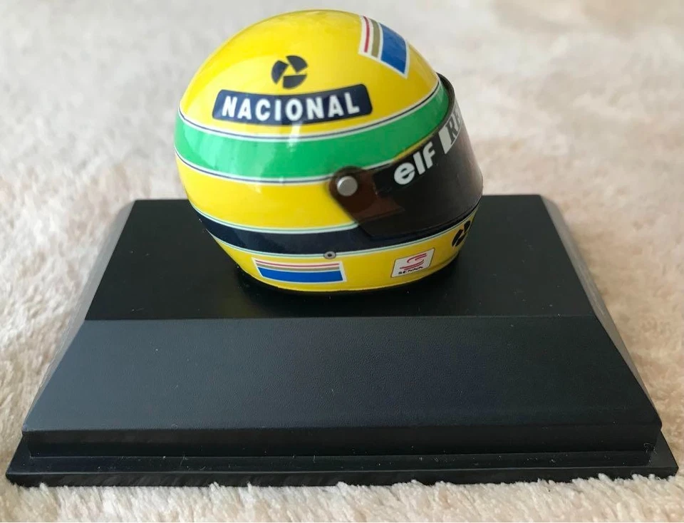 Ayrton Senna 1994 Helm Maßstab 1:8 Minichamps mit Vitrine F1 selten - Bild 4 von 4