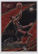2019-20 Panini Select Courtside Tmall Red Wave Prizm KZ Okpala #251 0ad
