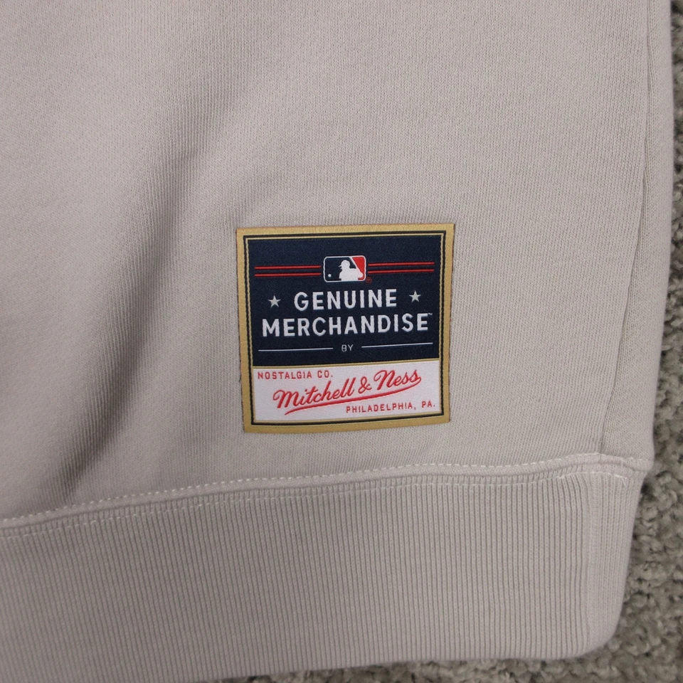 Detroit Tigers Sweater Adult XL Gray Mitchell Ness Crewneck Sweatshirt Fleece - Image 3 of 4