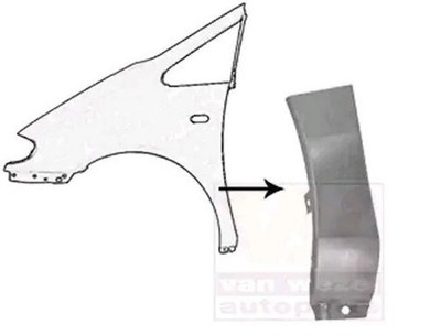 VAN WEZEL 5878155 Kotflügel Vorne Links Unten für VW SHARAN (7M8, 7M9, 7M6)