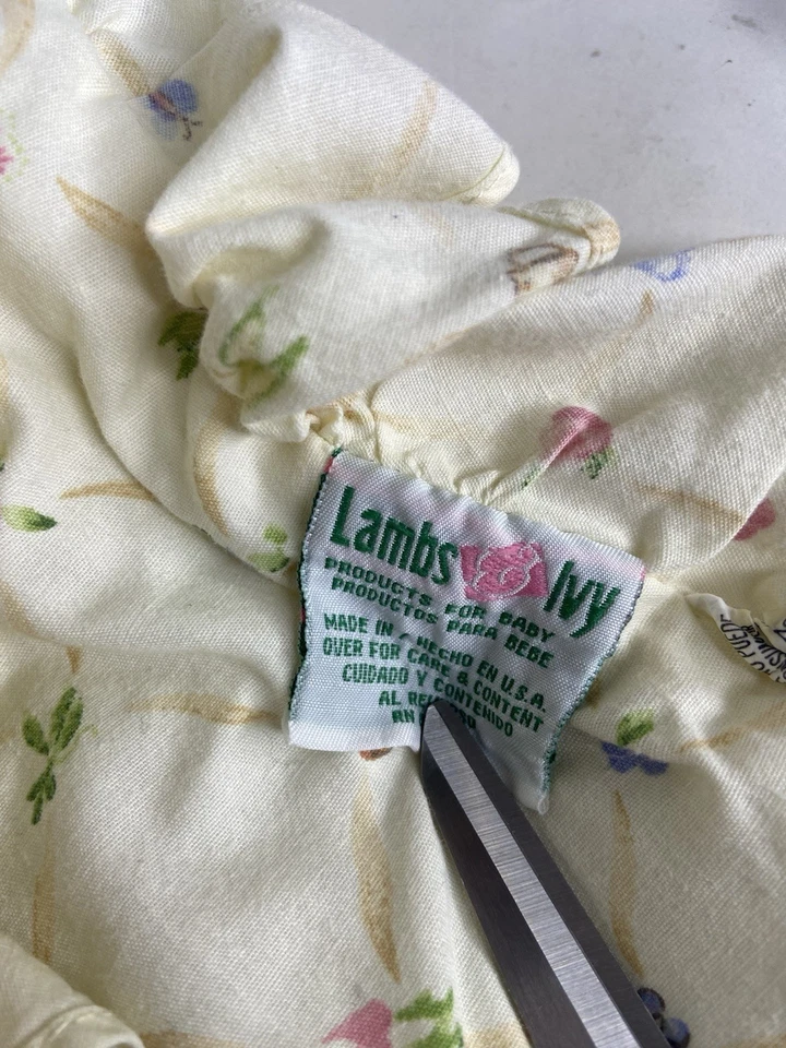 复古 Lambs and Ivy Holly Pond Hill 兔子 兔子 婴儿床 毛毯 美国制造 — 第 4/4 张图片