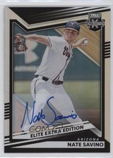 2022 Panini Elite Extra Edition Signatures Nate Savino #82 Auto 1u6