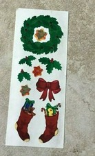 Creative Memories Scrapbooking Stickers CHRISTMAS WREATH STOCKINGS COOKIES