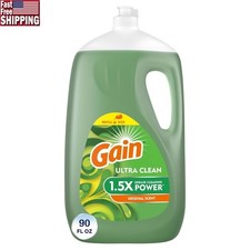 Ultra Dishwashing Liquid Soap Original Scent 90oz 2X Cleaning Power Refill New